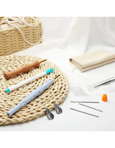 Kit de Agujas de Punch WILLBOND 17 Piezas para Bordado