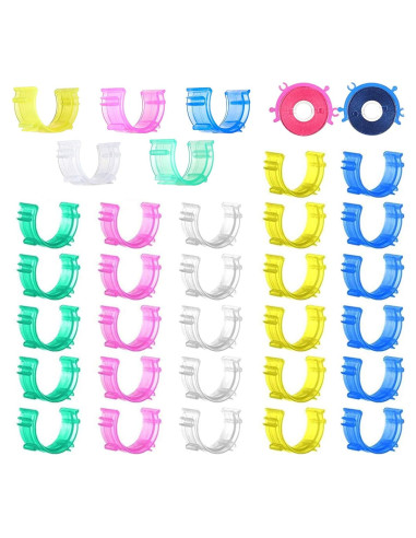 Clips Pequeños para Bobinas de Coser YEQIN - 50 Piezas Coloridos
