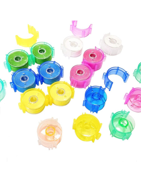 Clips Pequeños para Bobinas de Coser YEQIN - 50 Piezas Coloridos