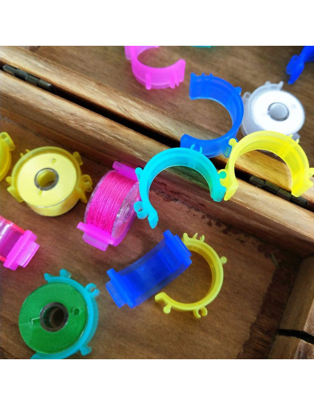 Clips Pequeños para Bobinas de Coser YEQIN - 50 Piezas Coloridos