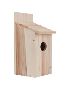 Casa para Aves OceeK 3115 Clásica de Madera Natural 30cm