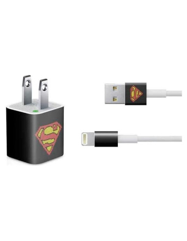 Calcomanía Skinit Superman para Cargador iPhone 5W USB