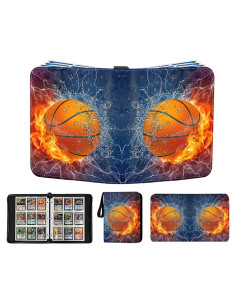 Carpeta de Tarjetas de Baloncesto CHIMORY 900 Bolsillos PU