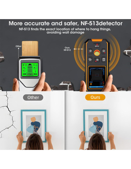 Detector de Montantes de Pared 3 en 1 TeKanWing NF-513