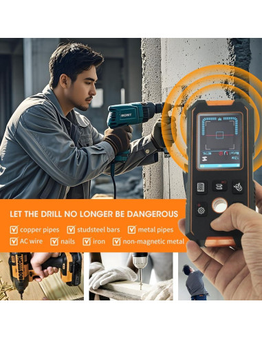 Detector de Montantes de Pared 3 en 1 TeKanWing NF-513