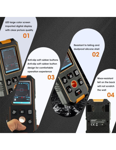 Detector de Montantes de Pared 3 en 1 TeKanWing NF-513