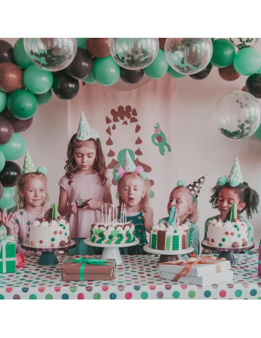 Globos de Láttex 30 cm FEYG Verde y Negro para Fiestas