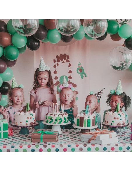 Globos de Láttex 30 cm FEYG Verde y Negro para Fiestas