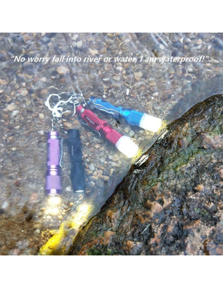 Mini Linterna de Llavero Nitefox K3 150 Lúmenes Resistente al Agua