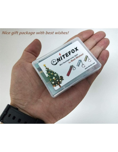 Mini Linterna de Llavero Nitefox K3 150 Lúmenes Resistente al Agua