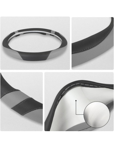 Cubierta de Volante West Llama para Honda Civic, CR-Z, S2000 35.5-36 cm