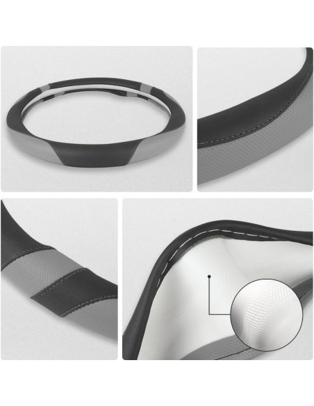 Cubierta de Volante West Llama para Honda Civic, CR-Z, S2000 35.5-36 cm