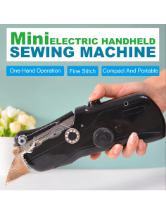 Máquina de Coser Portátil Mini para Principiantes - Negra 2
