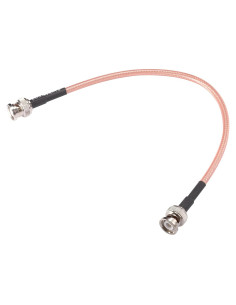 Adaptador Coaxial BNC Macho a Macho Eightwood RG400 30 cm