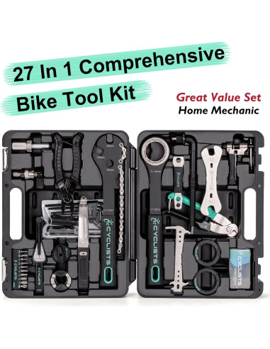 Kit de Herramientas para Bicicleta CYCLISTS 27 Piezas