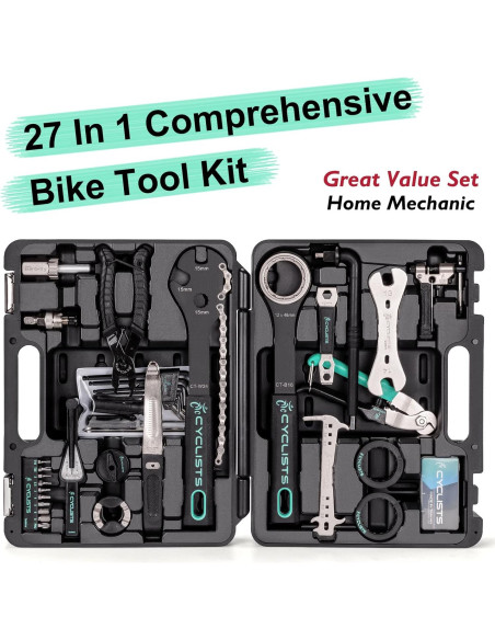 Kit de Herramientas para Bicicleta CYCLISTS 27 Piezas