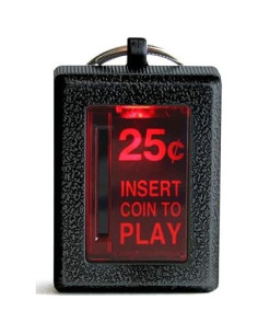 Llave de cadena Insert Coin New Wave Toys con LED 5.08cm 2