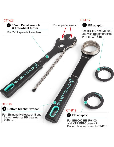 Kit de Herramientas para Bicicleta CYCLISTS 27 Piezas