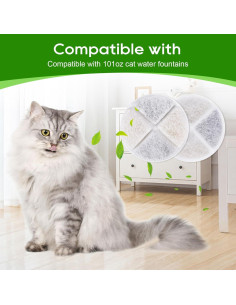 Filtros de agua para gatos MyfatBOSS - Paquete de 8 filtros 2