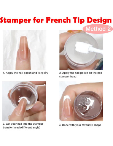 Kit de Estampado de Uñas 5 Piezas MOLILO - Diseño Leopardo