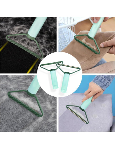 Removedor de Pelo de Mascotas Blanlody 4 en 1 Reutilizable Azul