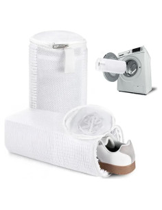 Bolsa de Lavado de Zapatos EPSCY 2 Piezas, Blanco, Reutilizable