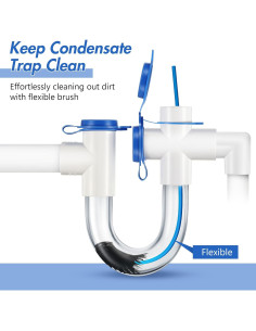 3 Cepillos Flexibles de Limpieza para Drenaje Gulfmew 40.64 cm 2