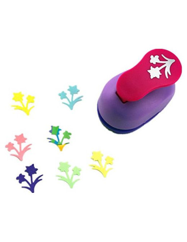 Perforadora de papel CADY Crafts 2.5 cm Flor Bonsai Multicolor