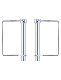 Pasador de Enganche Truleego 3/8" x 8 cm Acero Galvanizado 2 Pzas