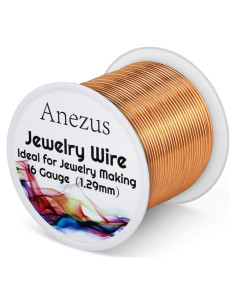 Alambre de Joyería Anezus 16 Calibres 10 Metros Cobre