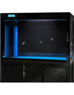 Fondo de Acuario Autoadhesivo XCNO 30x70 cm Negro Azul 2