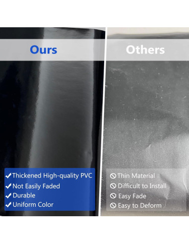 Fondo de Acuario Autoadhesivo XCNO 30x70 cm Negro Azul