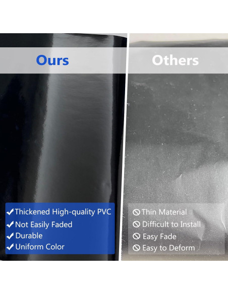 Fondo de Acuario Autoadhesivo XCNO 30x70 cm Negro Azul