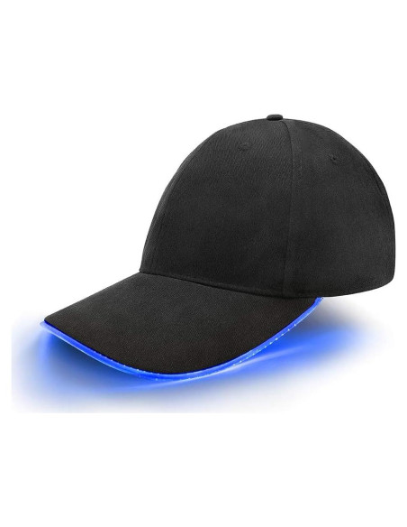 Gorra LED JIGUOOR Ajustable Iluminada para Fiestas y Eventos