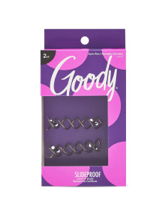 Goody Mini Spin Pins 2 Piezas - Clips para Moños Rápidos