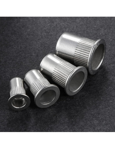 100 Tuercas Remachadas M10 Acero Inoxidable 304 Wensilon