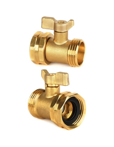 Paquete de 2 Válvulas de Cierre BILAL para Manguera 3/4"