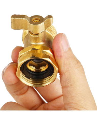 Paquete de 2 Válvulas de Cierre BILAL para Manguera 3/4"