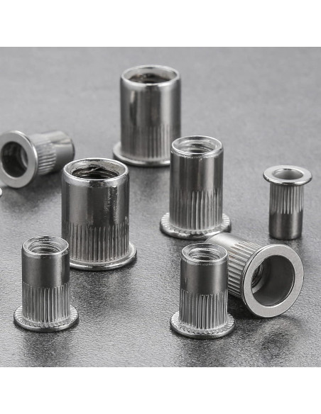 100 Tuercas Remachadas M10 Acero Inoxidable 304 Wensilon