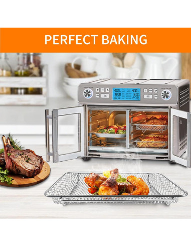 Cesta de Freidora de Aire Emeril Lagasse 25QT 29.5x17.5cm Acero