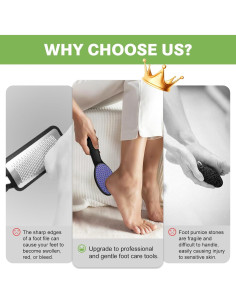 Lima de Pies de Vidrio Nano SMZHealing - Exfoliante Efectivo 2