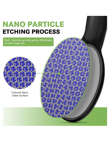 Lima de Pies de Vidrio Nano SMZHealing - Exfoliante Efectivo