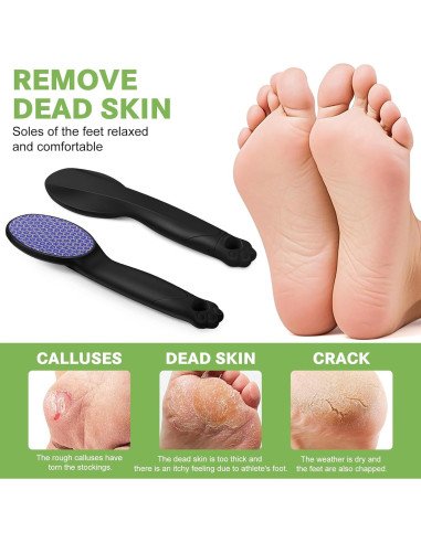 Lima de Pies de Vidrio Nano SMZHealing - Exfoliante Efectivo