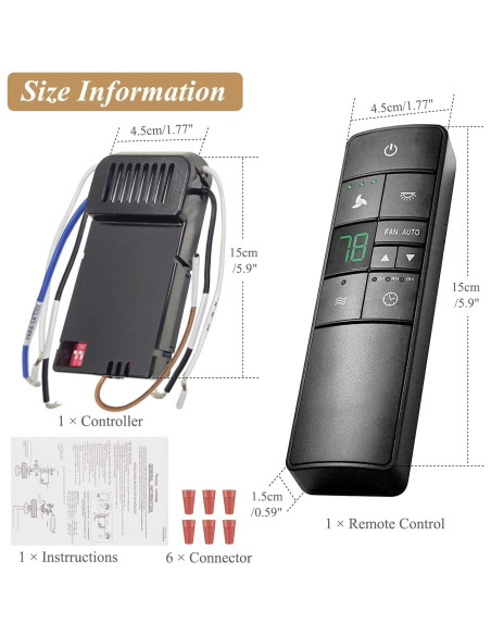 Control Remoto Universal para Ventilador de Techo FEKOTS HD3 Control Remoto Universal para Ventilador de Techo FEKOTS HD3