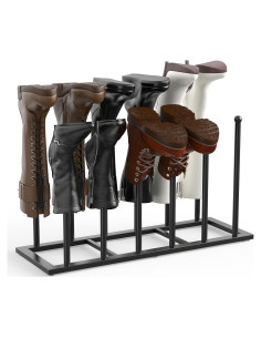 Organizador de Botas HzTinT de Acero Inoxidable para 6 Pares