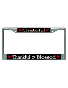 Marco de Placa de Licencia Cromo Placas de Licencia en Línea 15.24x30.48cm