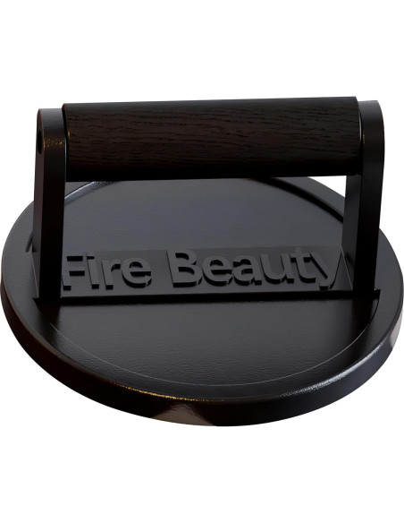 Prensa de Hamburguesa Fire Beauty 16.5 cm Hierro Fundido