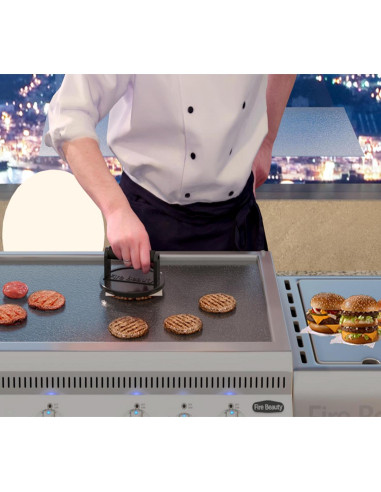 Prensa de Hamburguesa Fire Beauty 16.5 cm Hierro Fundido