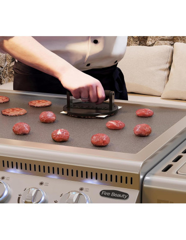 Prensa de Hamburguesa Fire Beauty 16.5 cm Hierro Fundido