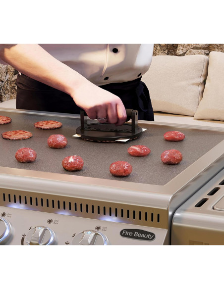 Prensa de Hamburguesa Fire Beauty 16.5 cm Hierro Fundido